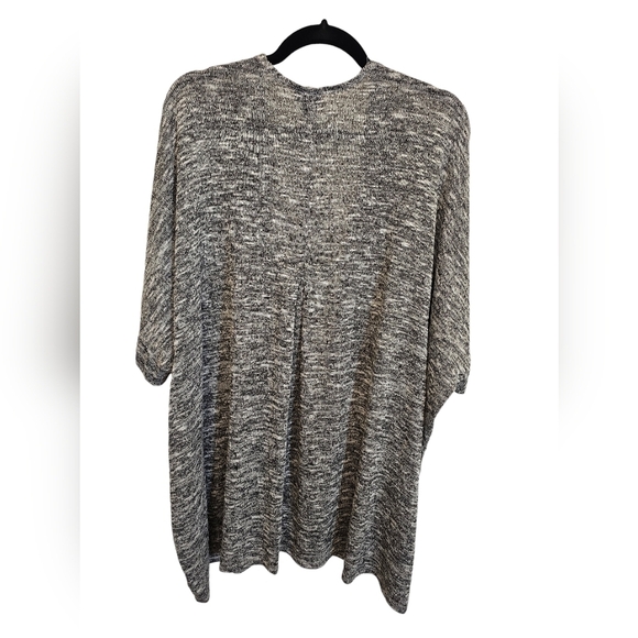 Torrid 4X Rayon Blend Stretchy Open Front Cardigan Grey - Picture 2 of 9